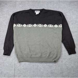 Vintage Untied Sweater Mens XL Aztec Southwestern Geometric Tribal Color Block